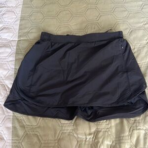 Black Active Skort